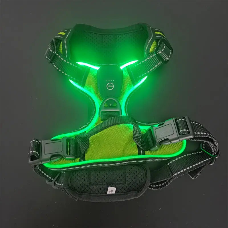 Luminous Reflective Dog Harness viora