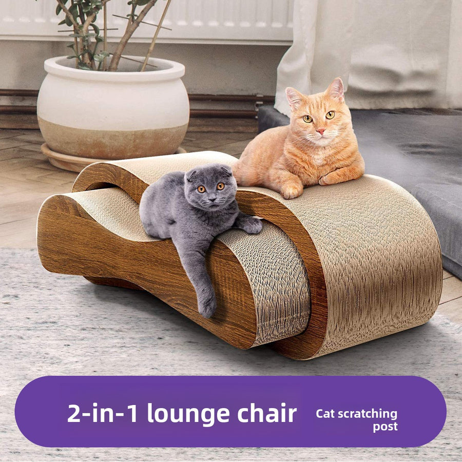 2-in-1 Cat Scratch Board Lounge - Paw